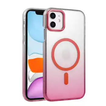 Apple İphone 12 Glossy Magsafe Kapak - Pembe