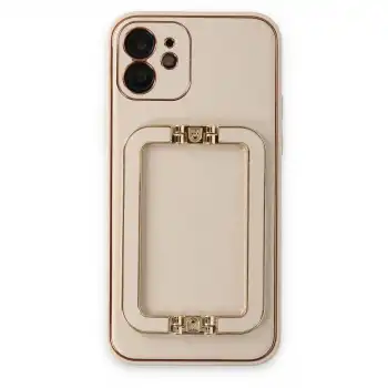 Apple İphone 12 Kılıf Coco Elit Kapak - Gold
