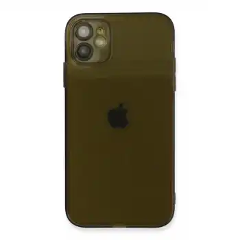 Apple İphone 12 Kılıf Fly Lens Silikon - Siyah