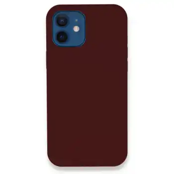 Apple İphone 12 Kılıf Lansman Legant Silikon - Bordo