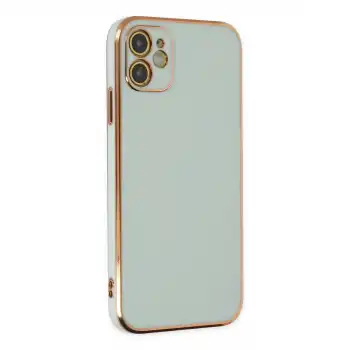 Apple İphone 12 Kılıf Volet Silikon - Açık Yeşil