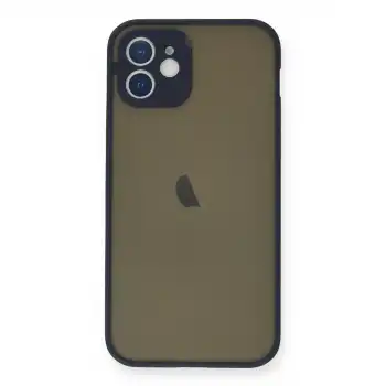 Apple İphone 12 Mini Kılıf Montreal Silikon Kapak - Lacivert