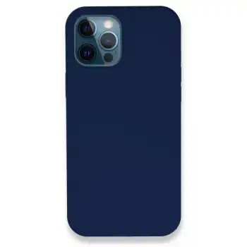 Apple İphone 12 Pro Kılıf Lansman Legant Silikon - Lacivert