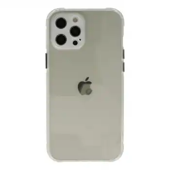 Apple İphone 12 Pro Kılıf Miami Şeffaf Silikon - Şeffaf