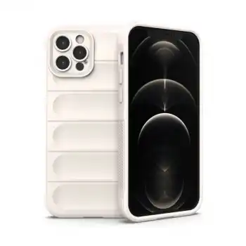 Apple İphone 12 Pro Kılıf Optimum Silikon - Krem