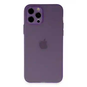 Apple İphone 12 Pro Kılıf Puma Silikon - Koyu Mor
