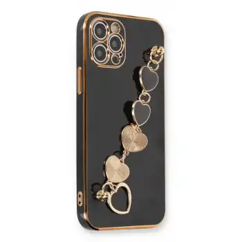 Apple İphone 12 Pro Max Kılıf Esila Silikon - Siyah