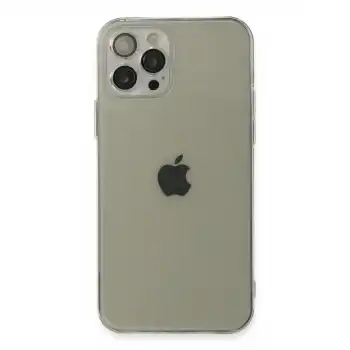Apple İphone 12 Pro Max Kılıf Fly Lens Silikon - Şeffaf