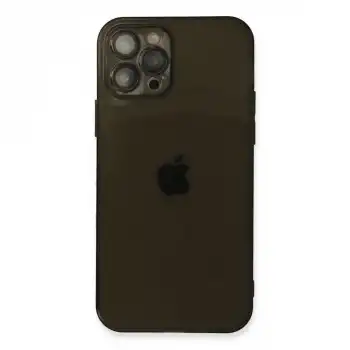 Apple İphone 12 Pro Max Kılıf Fly Lens Silikon - Siyah