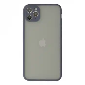 Apple İphone 12 Pro Max Kılıf Montreal Silikon Kapak - Gri