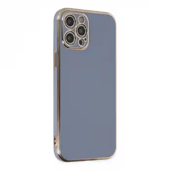 Apple İphone 12 Pro Max Kılıf Volet Silikon - Mavi