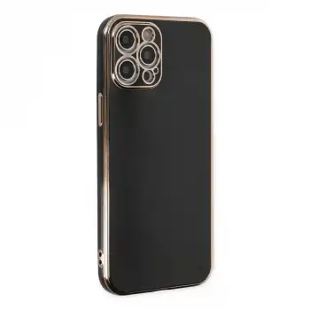 Apple İphone 12 Pro Max Kılıf Volet Silikon - Siyah