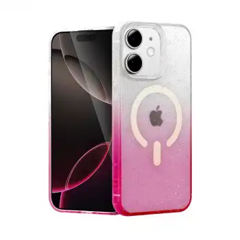 Apple İphone 12 Pummel Shiny Magsafe Kapak - Pembe