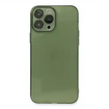 Apple İphone 13 Pro Kılıf Fly Lens Silikon - Yeşil