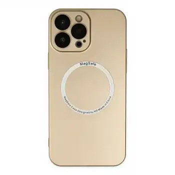 Apple İphone 13 Pro Kılıf Jack Magneticsafe Lens Silikon - Gold