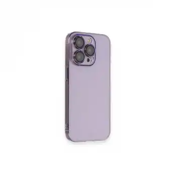 Apple İphone 13 Pro Max Kılıf Armada Lensli Kapak - Lila