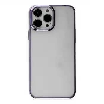 Apple İphone 13 Pro Max Kılıf Element Silikon - Mor