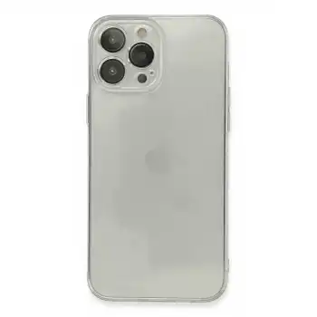 Apple İphone 13 Pro Max Kılıf Fly Lens Silikon - Şeffaf