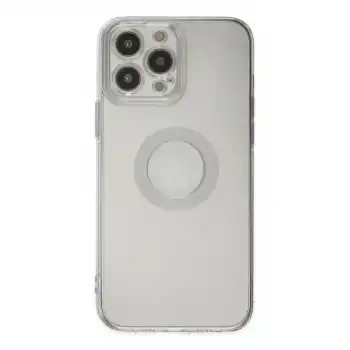 Apple İphone 13 Pro Max Kılıf Santa Lens Silikon - Şeffaf