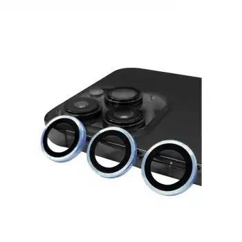 Apple İphone 13 Pro Max Raze Metal Kamera Lens - Mavi