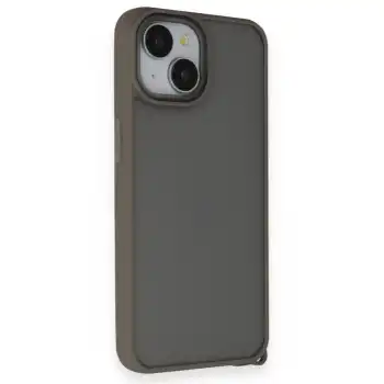 Apple İphone 14 Kılıf Elegant Kapak - Titan Gri