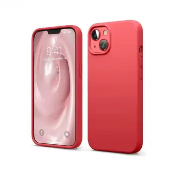 Apple İphone 14 Kılıf First Silikon - Kırmızı