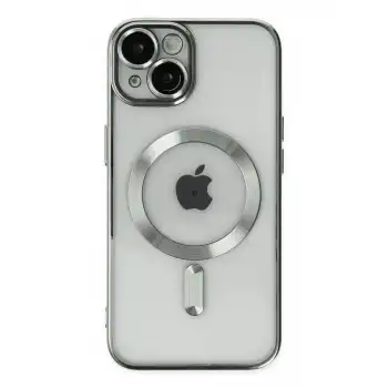 Apple İphone 14 Kılıf Kross Magneticsafe Kapak - Gümüş