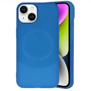 Apple İphone 14 Kılıf Maya Karbon Kapak - Lacivert