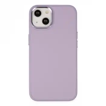 Apple İphone 14 Plus Kılıf Asya Deri Silikon - Lila