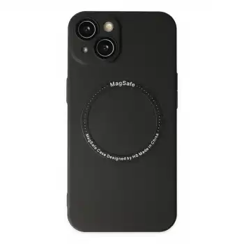 Apple İphone 14 Plus Kılıf Jack Magneticsafe Lens Silikon - Siyah