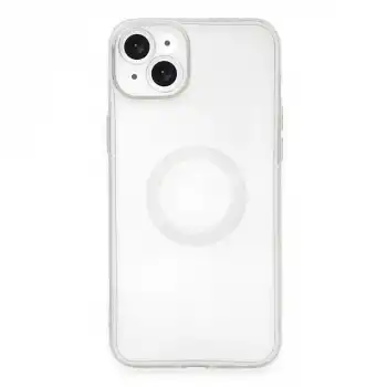 Apple İphone 14 Plus Kılıf Santa Lens Silikon - Şeffaf