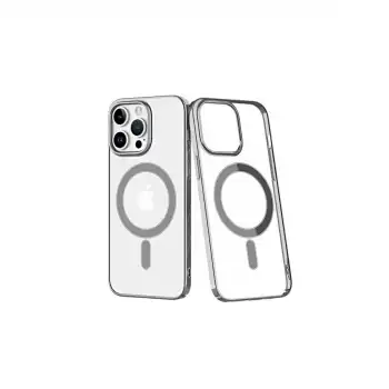 Apple İphone 14 Pro Kılıf Element Magneticsafe Sert Kapak - Gümüş