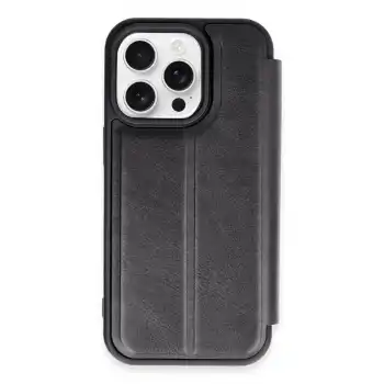 Apple İphone 14 Pro Kılıf Flip Cover - Siyah