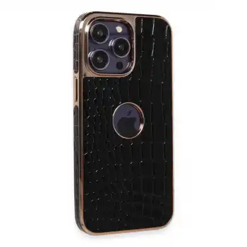 Apple İphone 14 Pro Kılıf Snake Kapak - Siyah