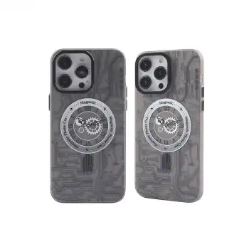 Apple İphone 14 Pro Max Kılıf Apollo Magneticsafe Desenli Kapak - Apollo Siyah - 1