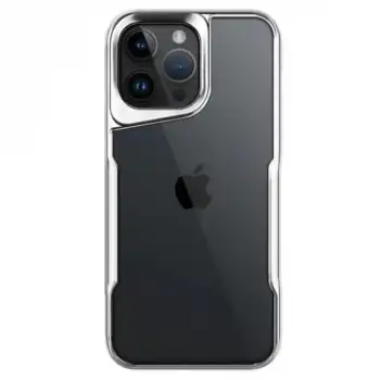 Apple İphone 14 Pro Max Kılıf Boyi Silikon Kapak - Gümüş