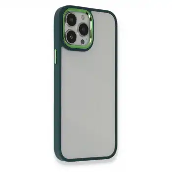 Apple İphone 14 Pro Max Kılıf Dora Kapak - Haki Yeşil