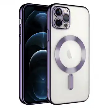 Apple İphone 14 Pro Max Kılıf Kross Magneticsafe Kapak - Mor