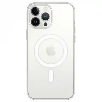 Apple İphone 14 Pro Max Kılıf Magneticsafe Şeffaf Silikon - Şeffaf
