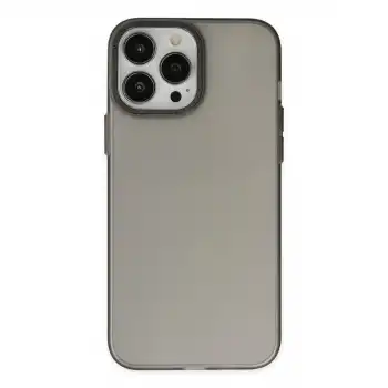 Apple İphone 14 Pro Max Kılıf Modos Metal Kapak - Siyah