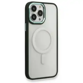Apple İphone 14 Pro Max Kılıf Room Magneticsafe Silikon - Köknar Yeşili
