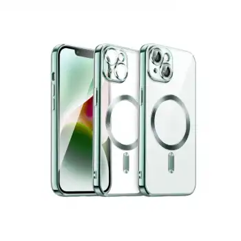 Apple İphone 15 Kılıf Kross Magneticsafe Kapak - Açık Yeşil