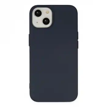 Apple İphone 15 Kılıf Nano İçi Kadife Silikon - Lacivert