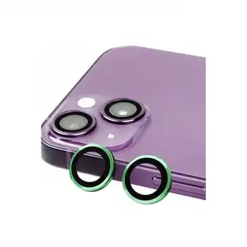 Apple İphone 15 Plus Raze Metal Kamera Lens - Yeşil