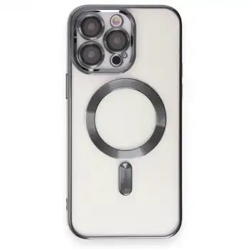 Apple İphone 15 Pro Kılıf Kross Magneticsafe Kapak - Titan Gri
