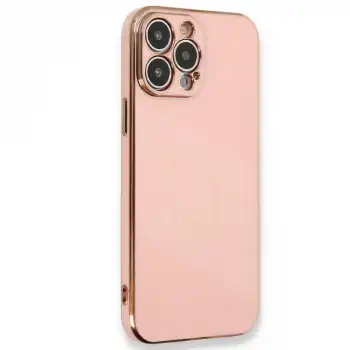 Apple İphone 15 Pro Kılıf Volet Silikon - Pembe