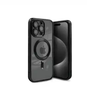 Apple İphone 15 Pro Max Kılıf Kross Magneticsafe Kapak - Siyah