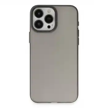 Apple İphone 15 Pro Max Kılıf Modos Metal Kapak - Siyah