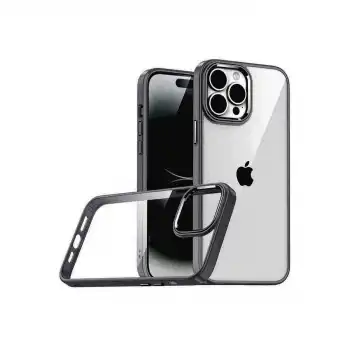 Apple İphone 15 Pro Max Razer Lensli Silikon - Siyah