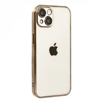 Apple İphone 15 Razer Lensli Silikon - Çöl Titanyum